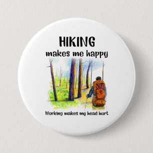 Camper-Geschenk   Wandern macht mich zum Geburtsta Button