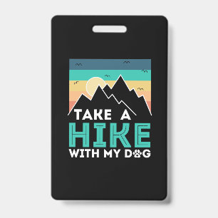 Camper-Geschenk Wandern mit meinem Hund zum Gebu Ausweis