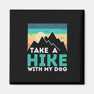 Camper-Geschenk Wandern mit meinem Hund zum Gebu Magnet