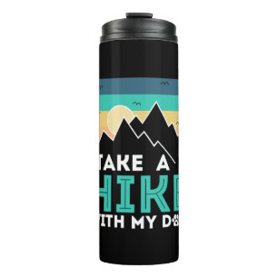 Camper-Geschenk Wandern mit meinem Hund zum Gebu Thermosbecher