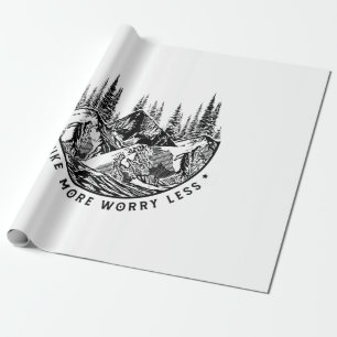 Camper-Geschenk Wanderung Besorgnis erregender w Geschenkpapier