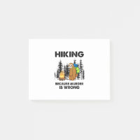 Camper Gift | Hiking Because Murder Is Wrong Xmas