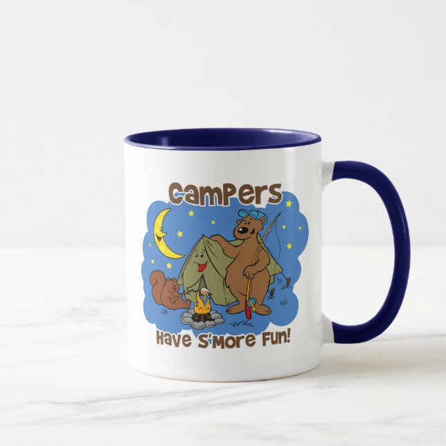 Camper haben S'More Spaß Tasse (Rechts)