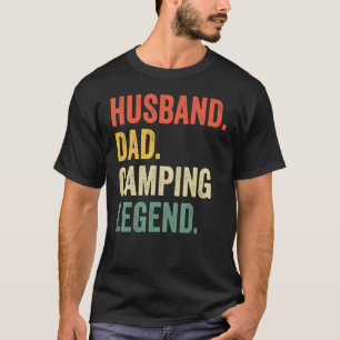 Camper Husband Vater Camping Legend Vintag Vatersc T-Shirt
