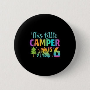 Camper Kindergeburtstag 6 Jahre Camping 6. Button