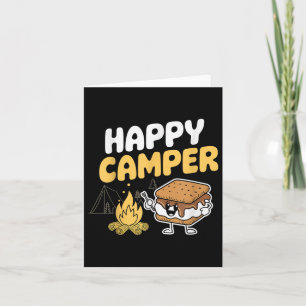 Camper Marshmallow Camping Smores Kawaii Smores Karte