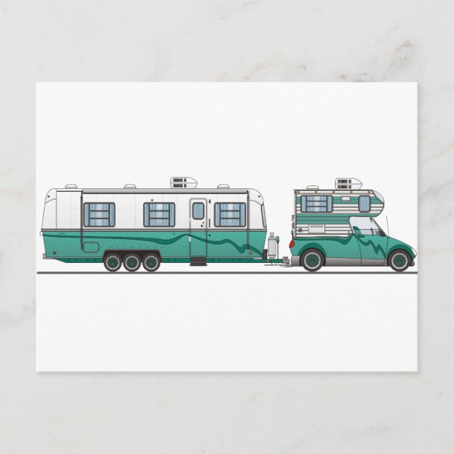 Camper Postkarte (Vorderseite)