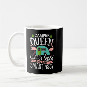 Camper Queen Classy Sassy Smart Funny Funny Girl Kaffeetasse