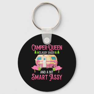 Camper Queen Classy Sassy Smart Funny Funny Girl Schlüsselanhänger