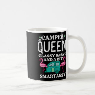 Camper Queen Cly Sy Smart Camping Rv Women Girls T Kaffeetasse
