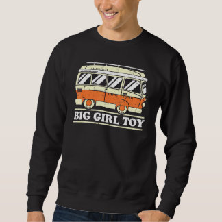 Camper Retro Big Girl Toy Sweatshirt