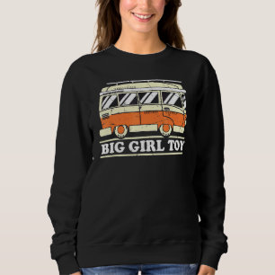 Camper Retro Big Girl Toy Sweatshirt