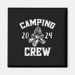 Camper Road Trip Family Matching Group Camping Cre Magnet