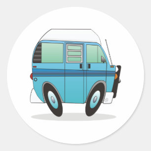Camper Runder Aufkleber