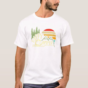 Camper Rv Trailer - Happy Camping Caravan Campingp T-Shirt