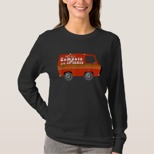 Camper sind in Zelt Retro Van Camper Camping Outdo T-Shirt
