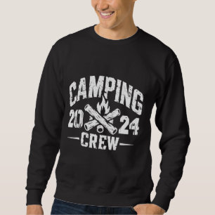 Camper Trip Family Matching Group Camping Crew 202 Sweatshirt