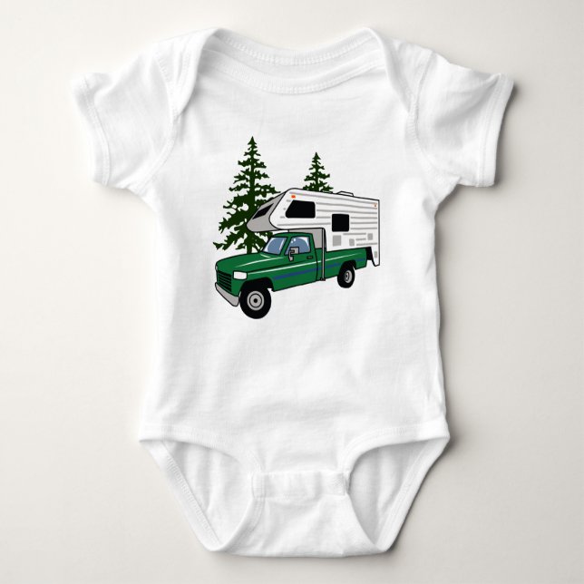 Camper Truck Baby Strampler (Vorderseite)