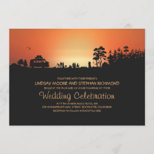 Camper van Camping Hochzeitseinladungen Einladung