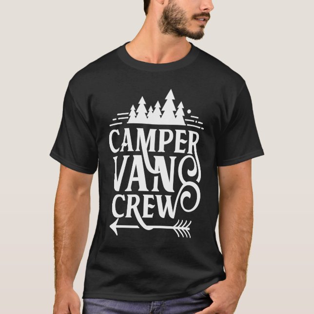 Camper Van Crew Motorhome Caravan RV T-Shirt (Vorderseite)