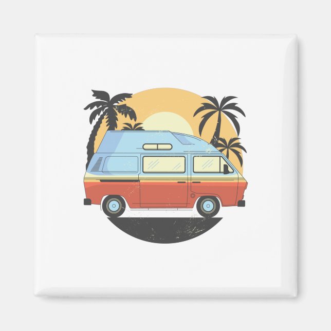 Camper Van Magnet (Vorne)