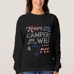 Camper Van Patriotic Rb Camping Zitat vom 4. Juli Sweatshirt