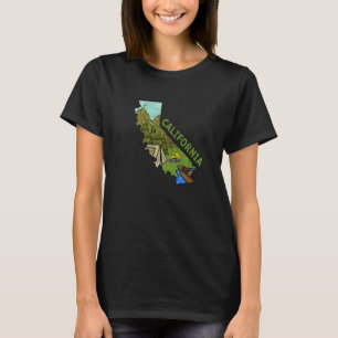 Camper Wilderness Outdoor California Nationalpark T-Shirt