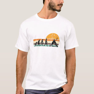 Camper Zelt Evolution Retro Design, Camping T-Shirt