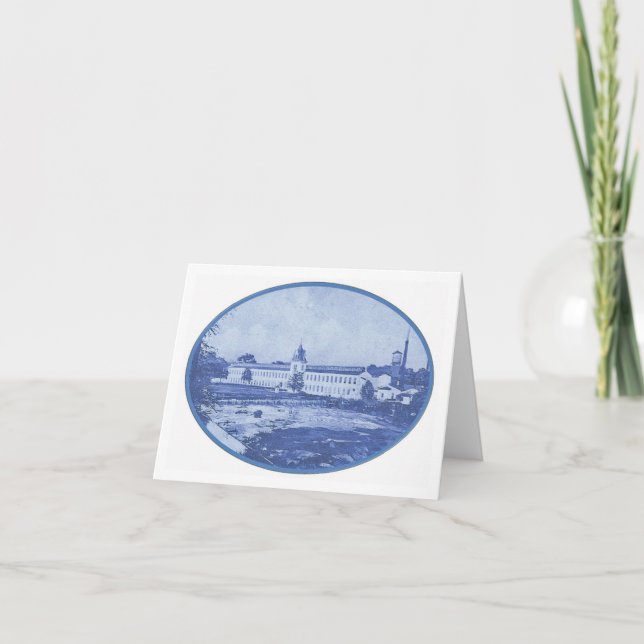 Camperdown Blue Notecard Karte (Vorderseite)