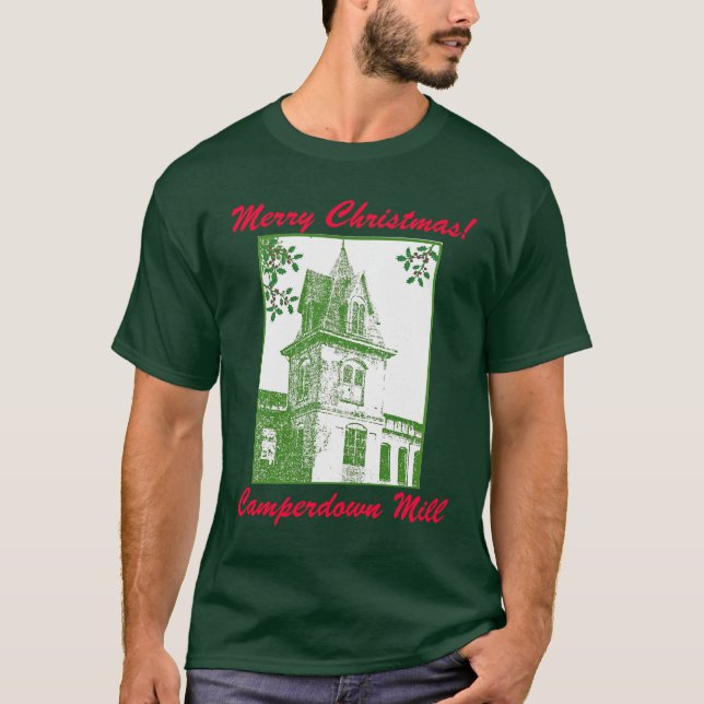 Camperdown Turm-WeihnachtsT-Shirt T-Shirt (Vorderseite)