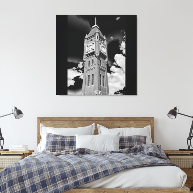 Camperdown Uhrturm Hüter der Zeit  Leinwanddruck (Insitu (Schlafzimmer))