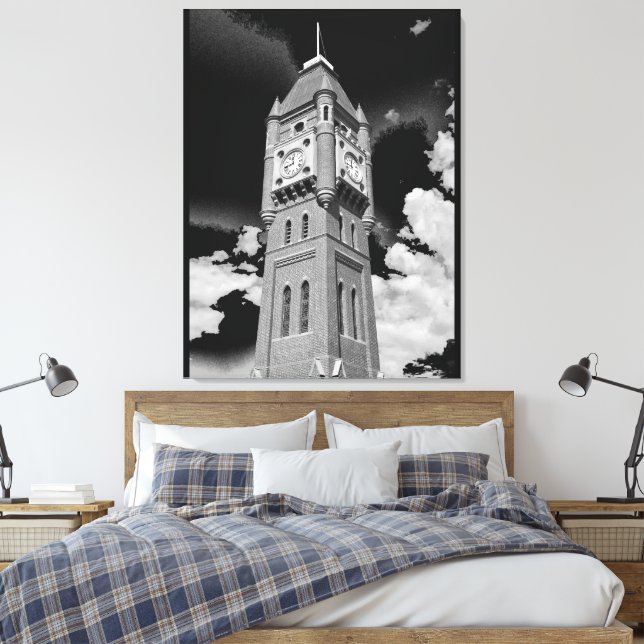 Camperdown Uhrturm Hüter der Zeit  Leinwanddruck (Insitu (Schlafzimmer))