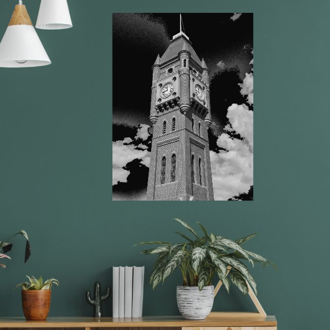 Camperdown Uhrturm Hüter der Zeit  Poster (Wohnzimmer 1)
