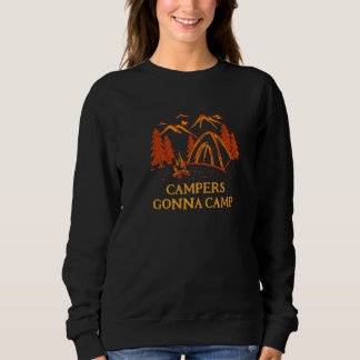 Campers Gonna Camp Summer Vacation Tropical Trip C Sweatshirt