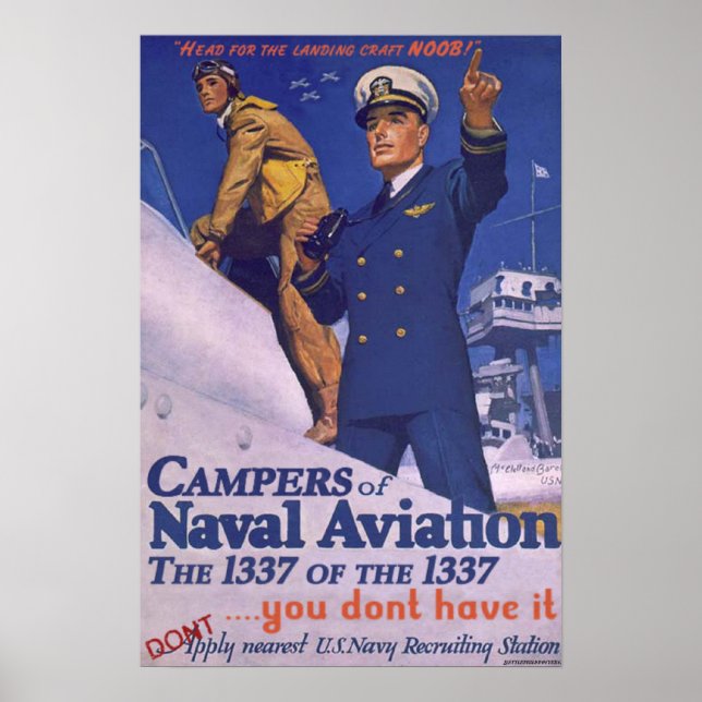 Campers of Naval Aviation Poster (Vorne)
