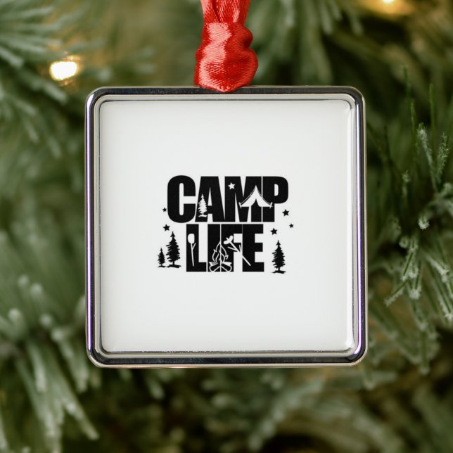 ***CAMPER'S*** SPASS ORNAMENT AUS METALL (Baum)