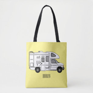 Campervan Cartoon Illustration