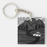 Campervan Mountains Vanlife RV Sunrise