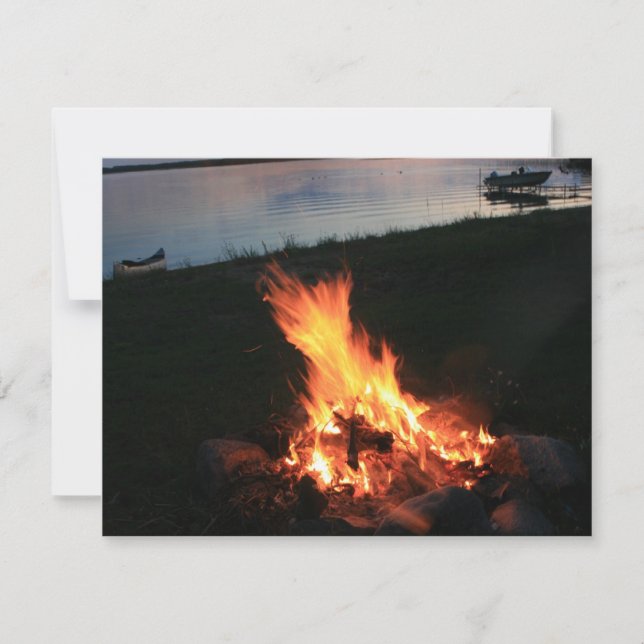 Campfeuer bei Sunset (Vorderseite)