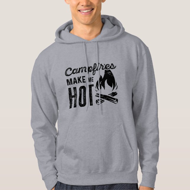 Campfeuer machen mich heiß hoodie (Vorderseite)