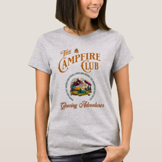 Campfire Club Camping Außenbereich T-Shirt