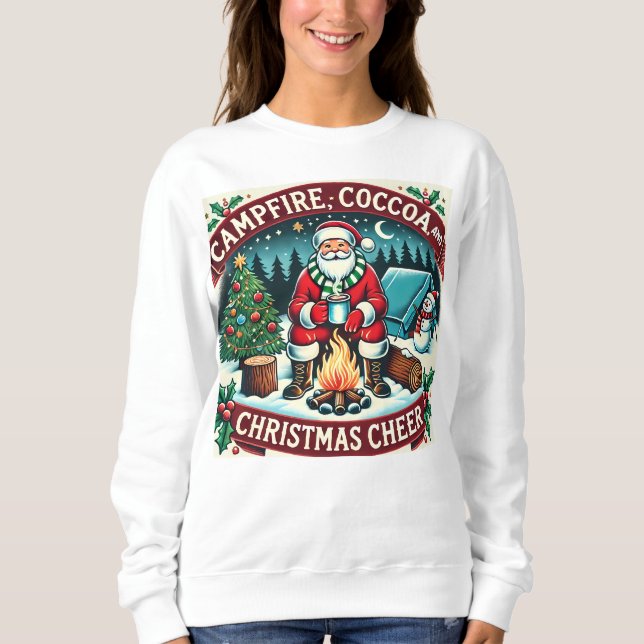 Campfire, Cocoa und Weihnachtsmann: Cosy Up for Sweatshirt (Vorderseite)