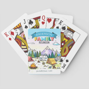 Campfire Coffee Familienzusammenkunft Favor ID1131 Spielkarten