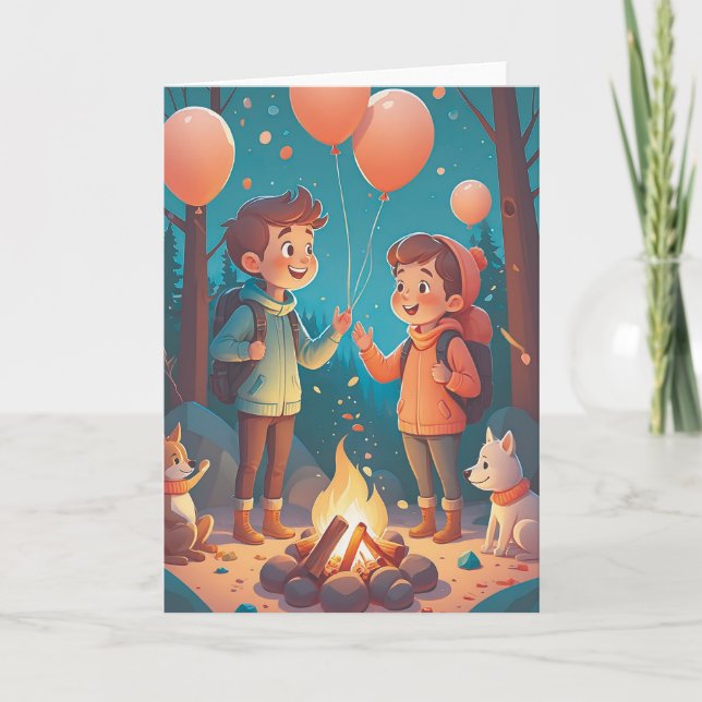 Campfire Daydreams Karte (Vorderseite)