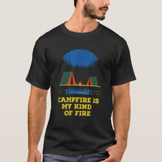 Campfire ist meine Art Camping-Wandercamper T-Shirt