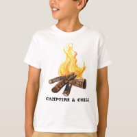 CAMPFIRE & KIND Camping Bonfire Wasserfarbe