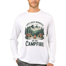 Campfire-Momente Vintage-Berg-Design Herren