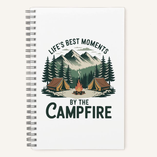 Campfire Moments Abenteuer  Notizbuch (Vorderseite)