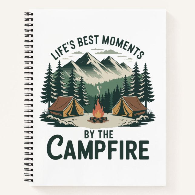 Campfire Moments Abenteuer  Notizbuch (Vorderseite)