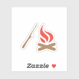 Campfire Nights Aufkleber